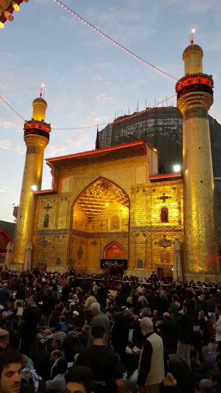 Golden veranda of the Imam Ali shrine in Najaf
