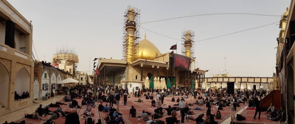 Golden dome of the Al-Askari shrine in Samarra